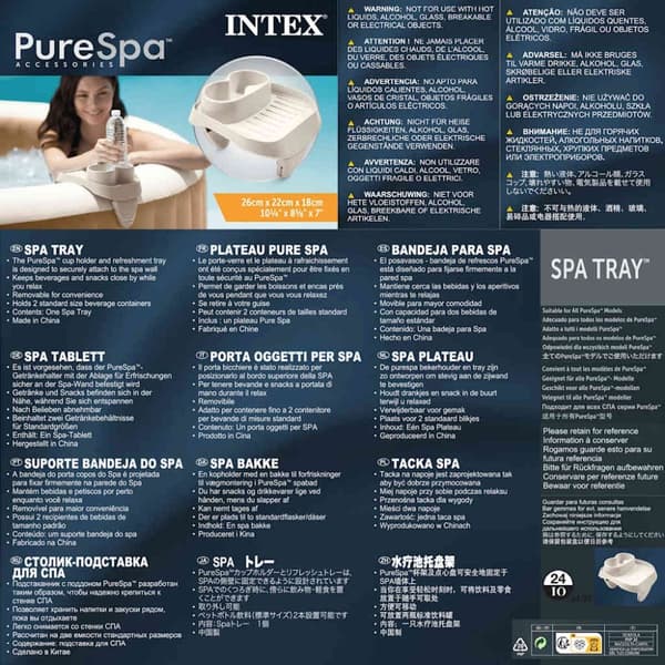 INTEX aftagelig kopholder til spabad
