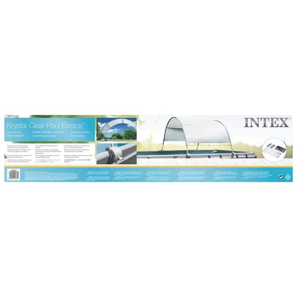 INTEX Solskjerm for basseng lysegrå