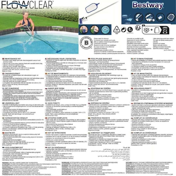Bestway Flowclear vedligeholdelsessæt til fritstående pools