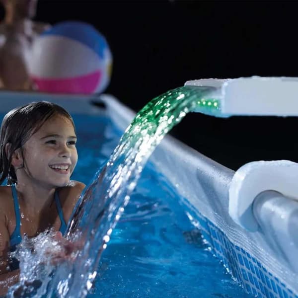INTEX LED-vandfald til pool flerfarvet 28090