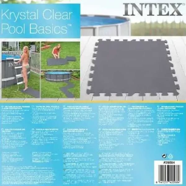 INTEX poolgulvbeskyttere 8 stk. 50x50x0,5 cm 1,9 m²