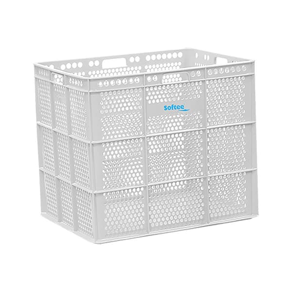 Softee Kurv Pu Hvid 47.5 x 53.5 x 62
