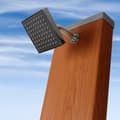 Miniatyrbillede 4 af 5: Gre Firkant Brusebad Aluminium Trælignende Solar Brun 32 Liters