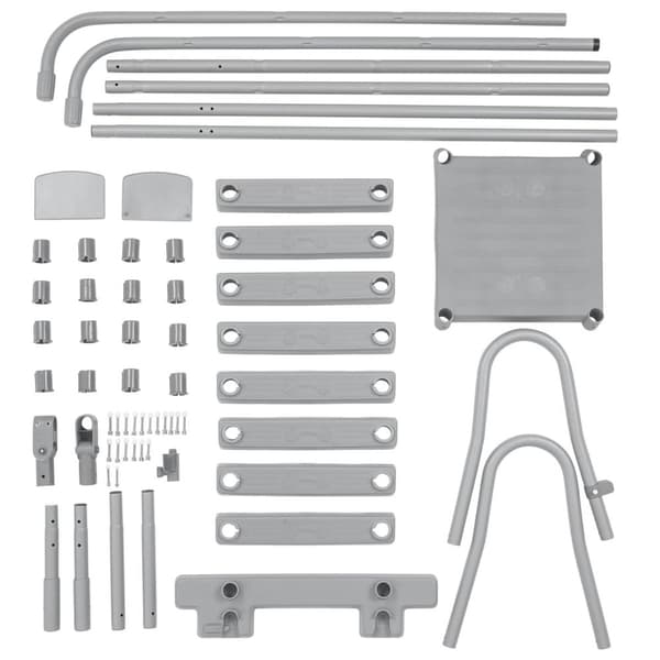 Bestway Step Safety Pool Stegar 4 132 Centimeter Silver