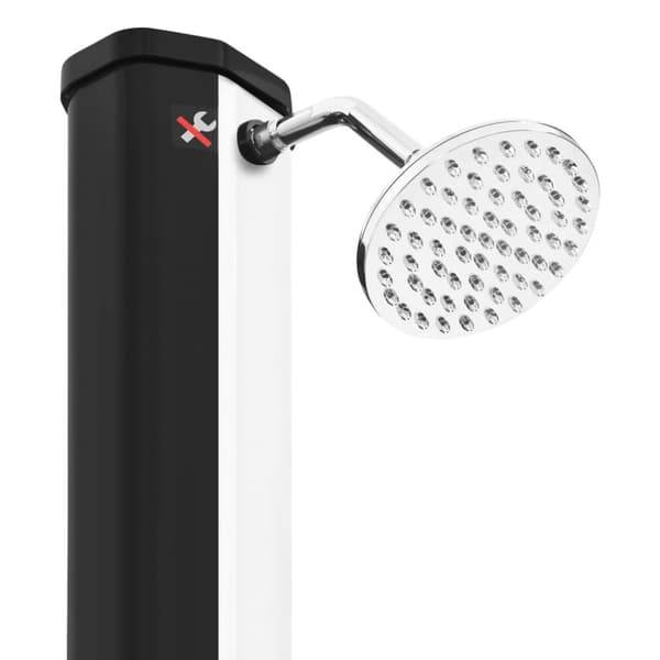 vidaXL solopvarmet udendørsbruser med brusehoved og hane 35 l -  Pool & spa – tilbehør