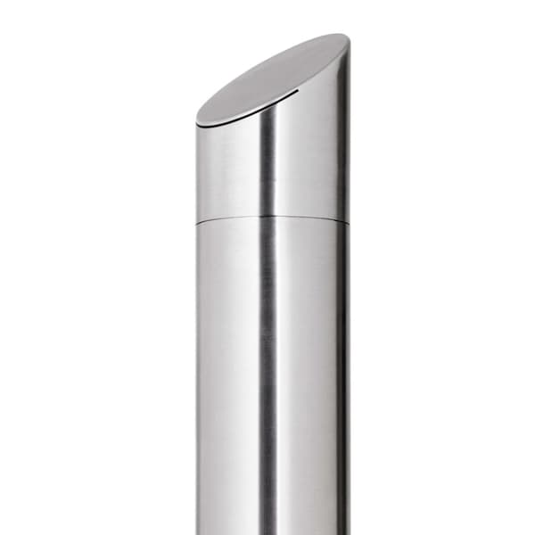 vidaXL Puutarhasuihku ruskealla alustalla 225 cm ruostumaton teräs -  Uima- & poreallastarvikkeet