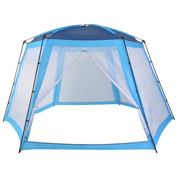The Living Store pooltelt 500x433x250 cm stof blå -  Pool & spa – tilbehør