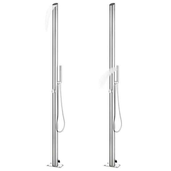 The Living Store havebruser 220 cm rustfrit stål - Pool & spa – tilbehør