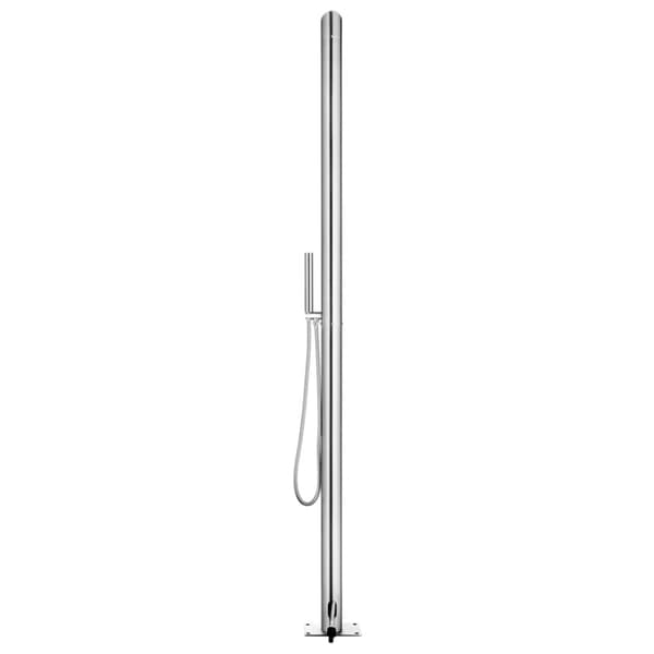 The Living Store havebruser 220 cm rustfrit stål - Pool & spa – tilbehør