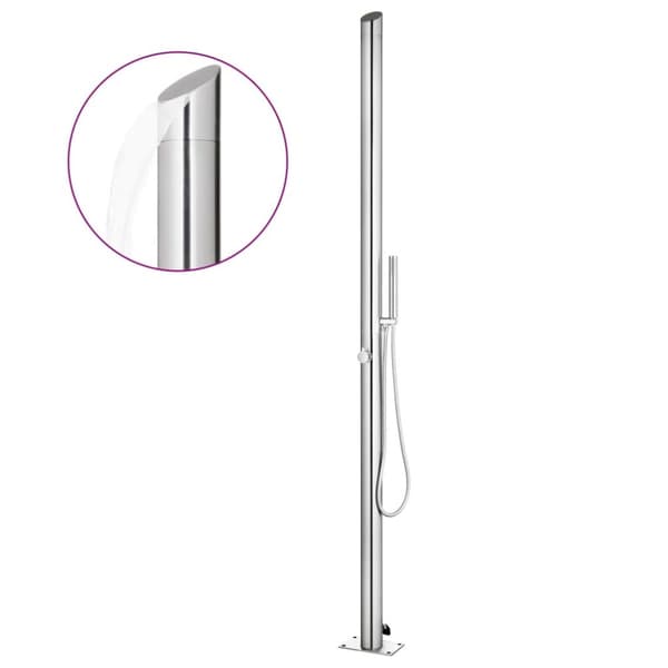 The Living Store havebruser 220 cm rustfrit stål - Pool & spa – tilbehør