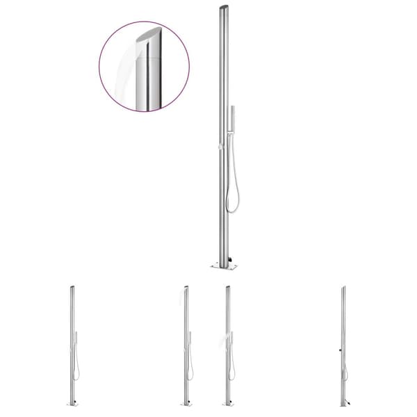 The Living Store havebruser 220 cm rustfrit stål - Pool & spa – tilbehør