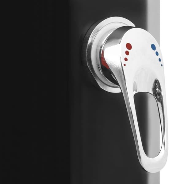 Pool & spa – tilbehør - Living solopvarmet udendørsbruser med brusehoved og hane 35 l sort