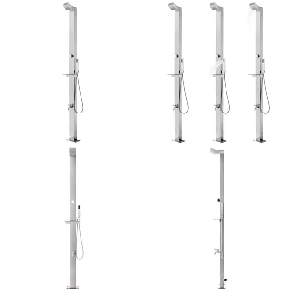 Puutarhasuihku 220 cm ruostumaton teräs - Puutarhasuihku - Puutarhasuihkut - Home & Living