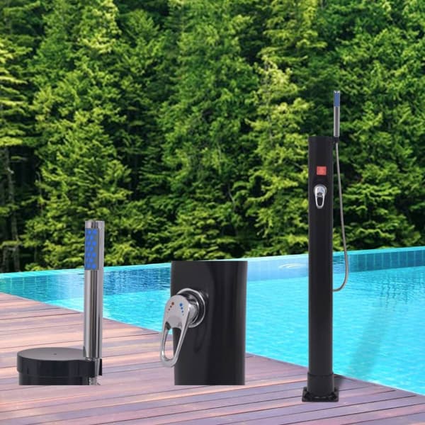 Soldusch 8 L PVC stål - Pooldusch - Bassängdusch - Home & Living