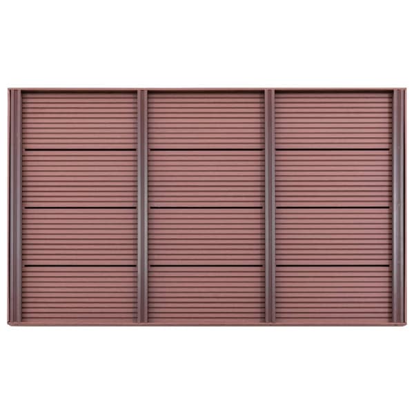Golv till utedusch brun 101x63x5,5 cm WPC - Golvdel - Golv Del - Home & Living