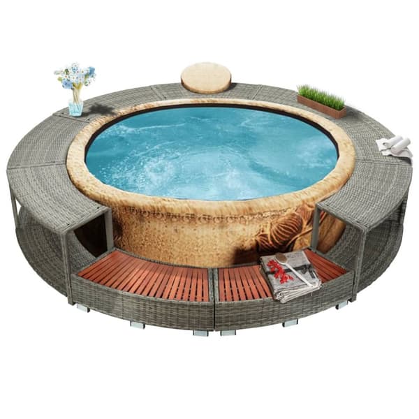 Spakant polyrattan grå - Spakant - Spakanter - Home & Living