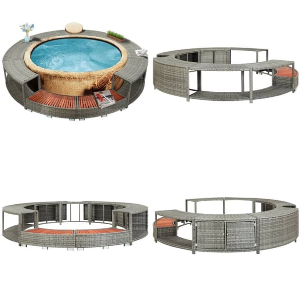 Spakant polyrattan grå - Spakant - Spakanter - Home & Living