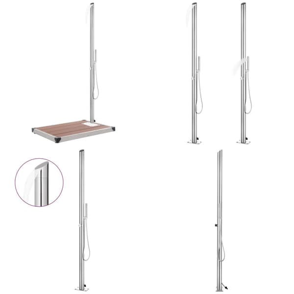 Havebruser med brun bund 225 cm rustfrit stål - Havebruser - Havebrusere - Home & Living