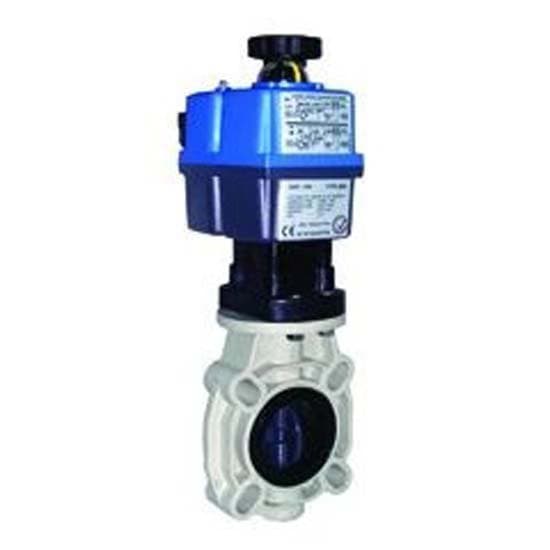 Cepex 30287 Ø90 24-240v Ac/dc Pvc-u Sommerfugleventil Industrielle Epdm O-ringe Elektrisk Aktueret + Bsr Sikkerhedsblok