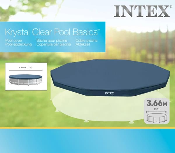 INTEX Runt Poolöverdrag 366 cm