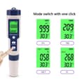 Miniatyrbilde 8 av 11: 5-i-1-test for vannkvalitet EC Ph TDS temperatur saltholdighet