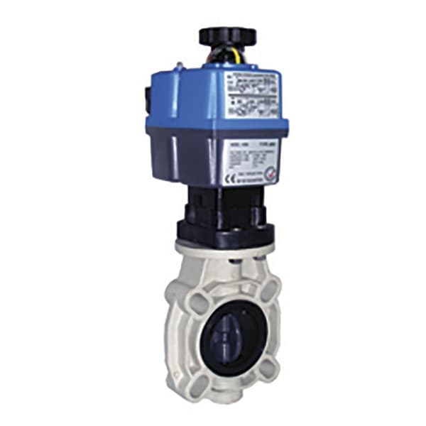 Cepex 30276 Ø160 Pvc-u Sommerfugleventil Industrielle O-ringe Epdm Elektrisk Aktueret Ac/dc 24-240v