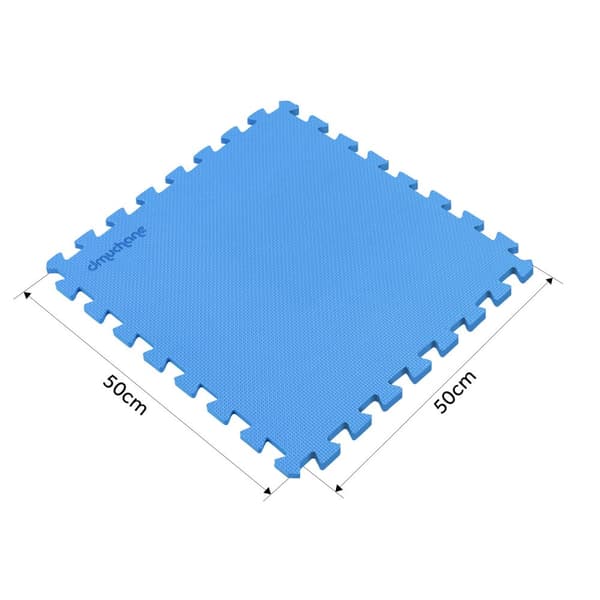 Skummåtte til poolpuslespil 50 x 50 cm 8 stk
