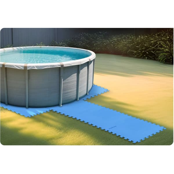 Skummåtte til poolpuslespil 50 x 50 cm 8 stk