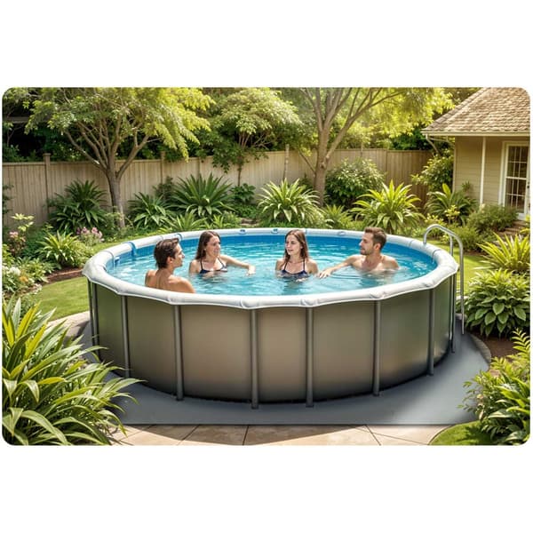 Skummatta för poolpussel 50 x 50 cm 8 st