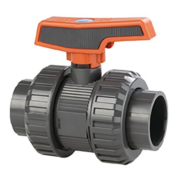 Cepex 36509 Pvc-u Ø110 Kugleventiler Standard Serie Pe Epdm Opløsningsmiddelkontakt Blåt Punkt
