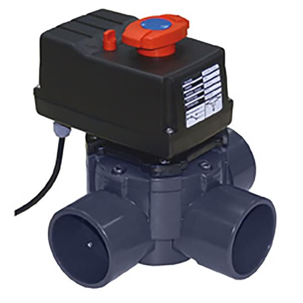 Cepex 41864 230vac 90º Ø63-75 Elektriske Roterende Skiveventiler