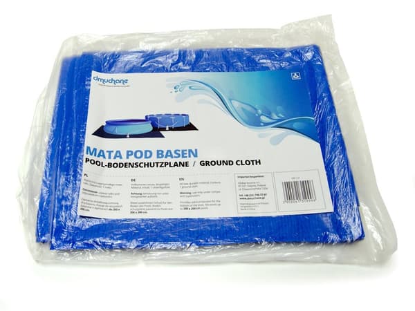 Universal folie presenning måtte til en have swimmingpool 338 x 239 cm DM-121