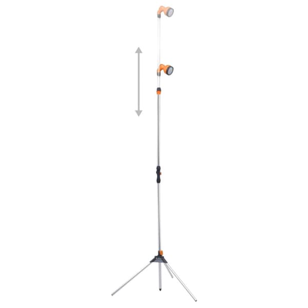 Trädgårdsdusch med stativ 221 cm aluminium