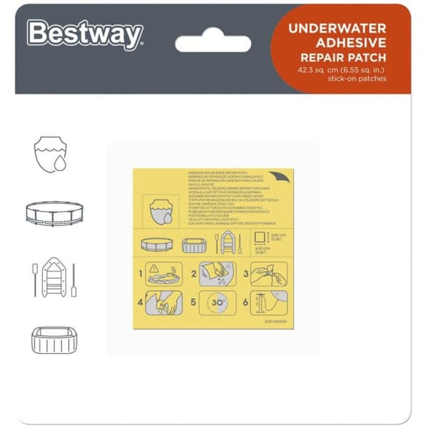 BESTWAY selvklæbende plastre til pontoner og pools