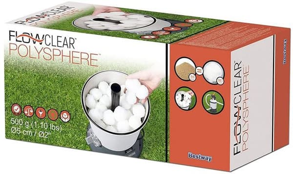 Filterkulor Filterinsats för poolsandpumpar BESTWAY 500 g