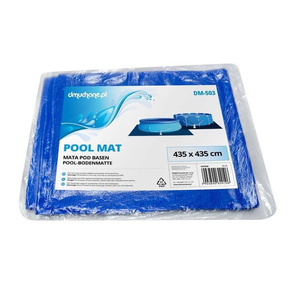 Universal mat folie presenning til havepool 435 x 435 cm DM-503