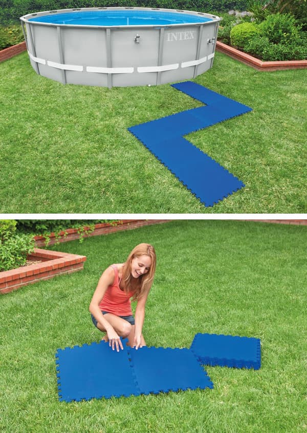 Poolmatta pussel 8 st INTEX 29081