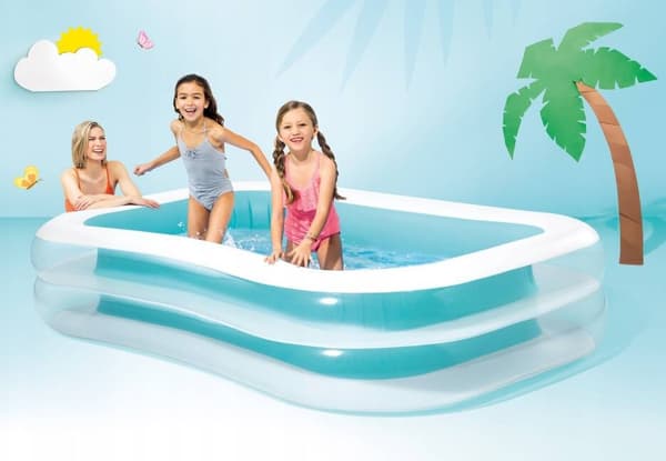 UPPBLÅSBAR POOL FÖR TRÄDGÅRD FÖR TOMT INTEX 56483