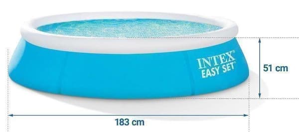 HAVEUDVIKLINGSPOL INTEX 28101 EASY SET