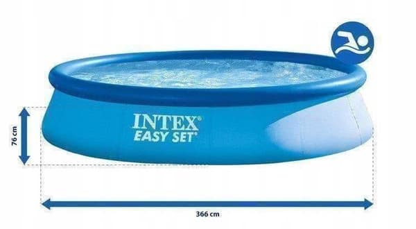PUUTARHA-ALLAS LAAJENNETTAVILLA INTEX 28132 + PUMPPU