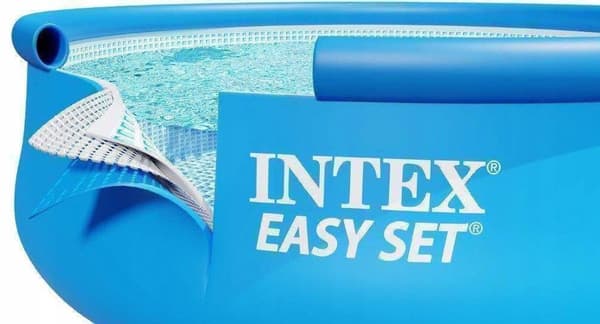 Udvidelsespool til have 305 cm Intex 28122 + pumpe