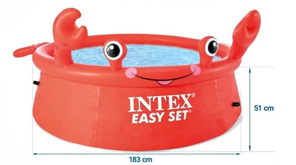 Puutarhaan laajennettava uima-allas Intex 26100 EASY SET