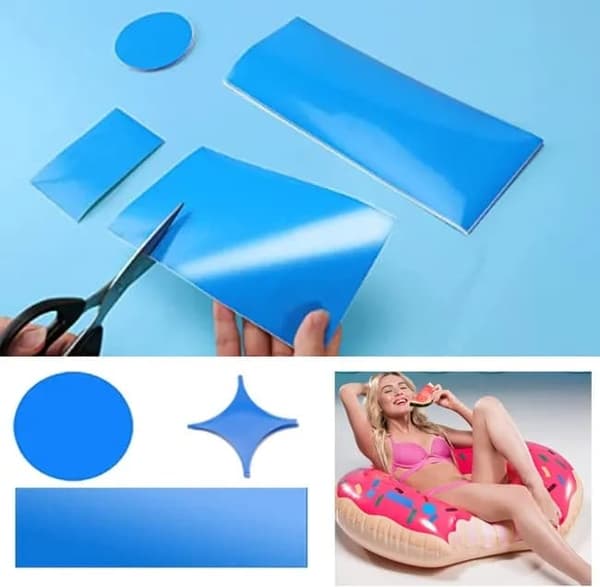Lollanda PVC självhäftande reparationskit för pool – vattentäta lappar för reparation av pooler och uppblåsbara produkter