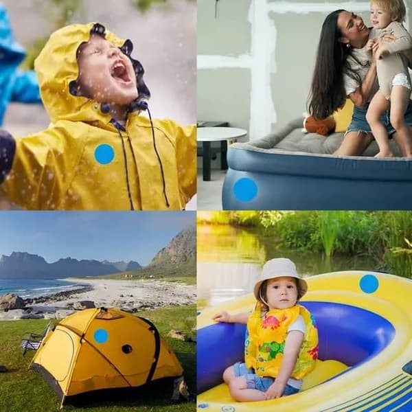 Lollanda PVC självhäftande reparationskit för pool – vattentäta lappar för reparation av pooler och uppblåsbara produkter
