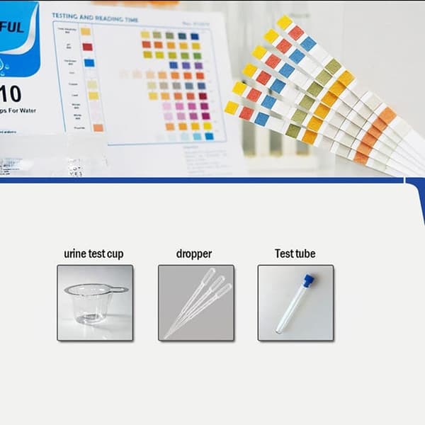 Lollanda Pool & Spa Test Strips 50-pak – 14-i-1 vandtester til pH, klor, cyanursyre, hårdhed m.m.