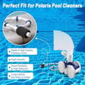 Miniatyrbillede 3 af 8: Lollanda tilbehørssæt med 12 dele til Polaris 280/480 poolrobot – indeholder 2 netposer og 10 slangerensere