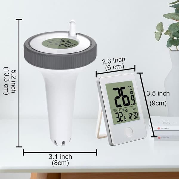 Trådlös Flytande Pooltermometer med LED-display