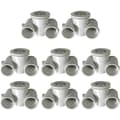 Miniatyrbillede 2 af 2: Pool Massage Dyse, Holdbart ABS Materiale, 48 mm Massage Rør, 8 Stykker,HVID