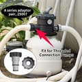 Miniatyrbild 3 av 5: Bomclap Poolslangadapter/Slangadapter för Pool – 32/38 mm Koppling till Poolpump, Kompatibel med Intex