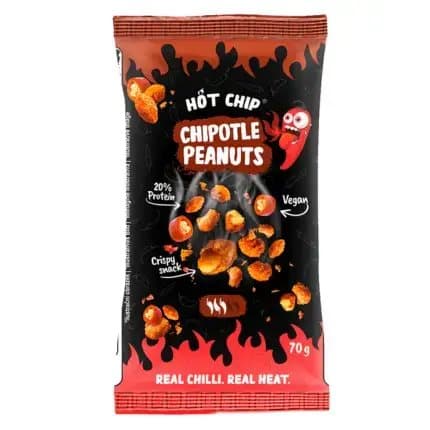 Hot Chips Chipotle-maapähkinät 70 g